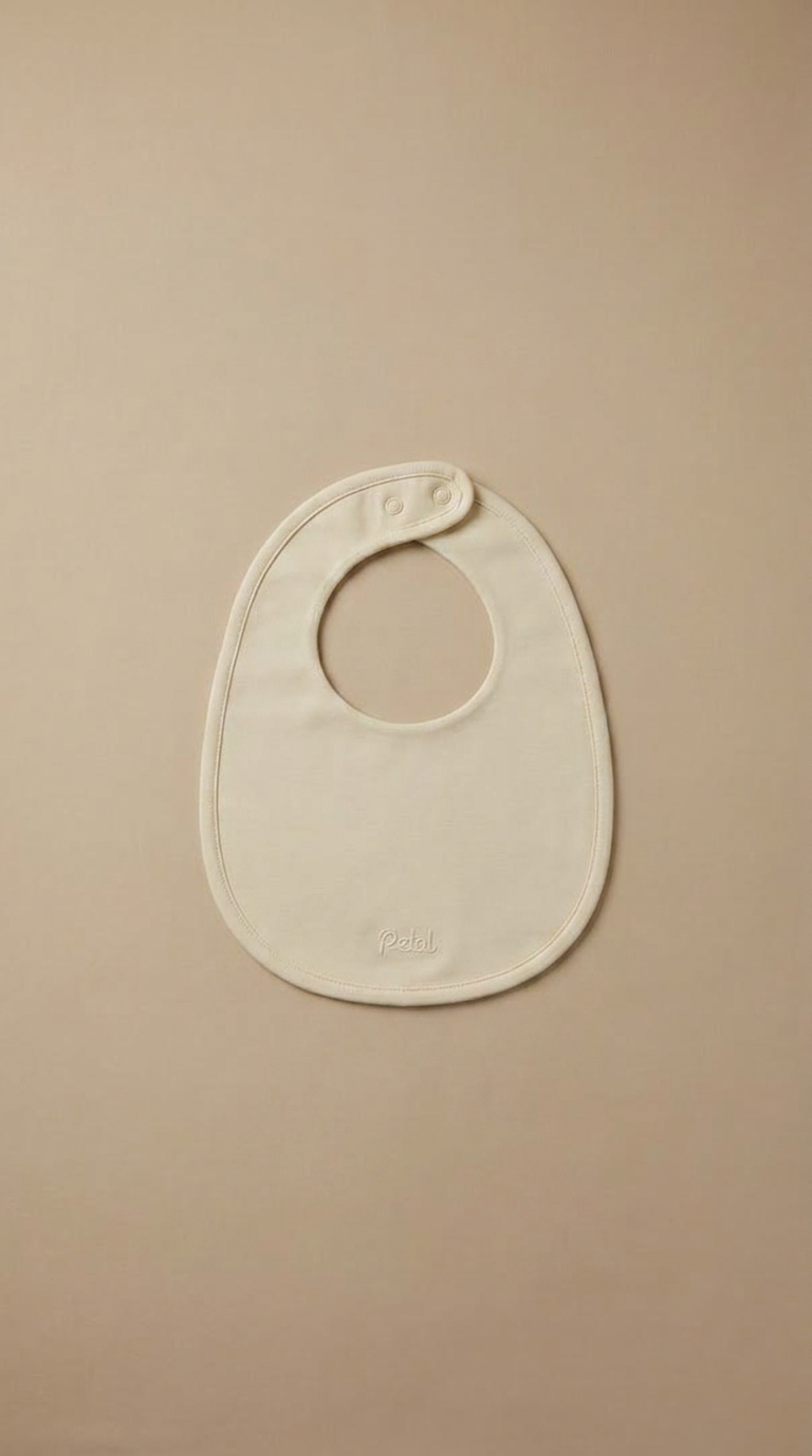Bamboo Bib - Cream