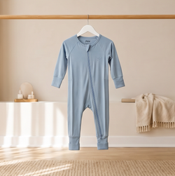 Bamboo Baby Grow - Sky Blue