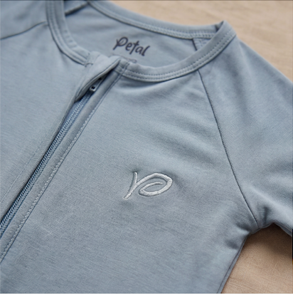 Bamboo Baby Grow - Sky Blue