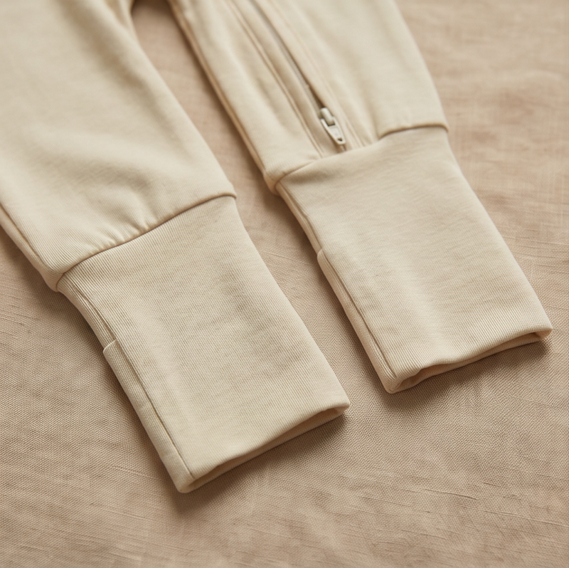 Bamboo Baby Grow - Cream