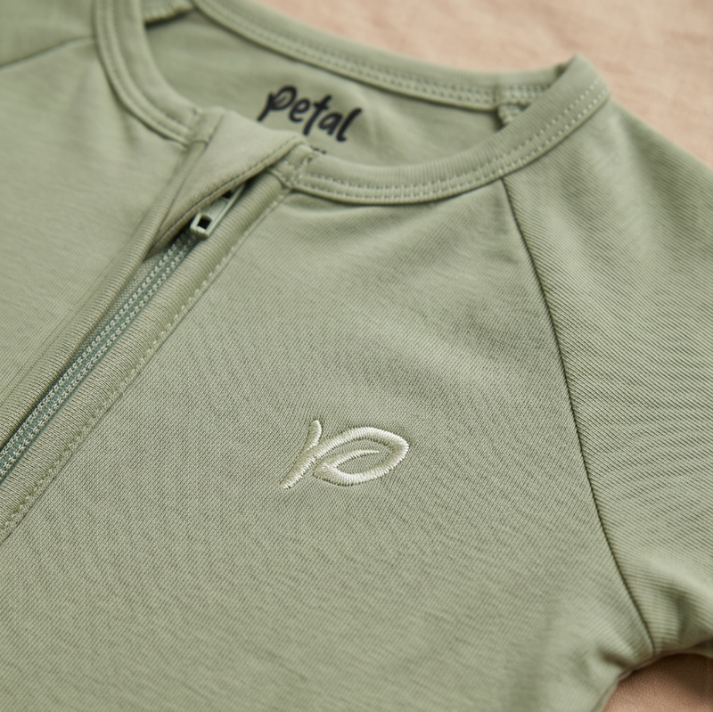 Bamboo Baby Grow - Sage Green