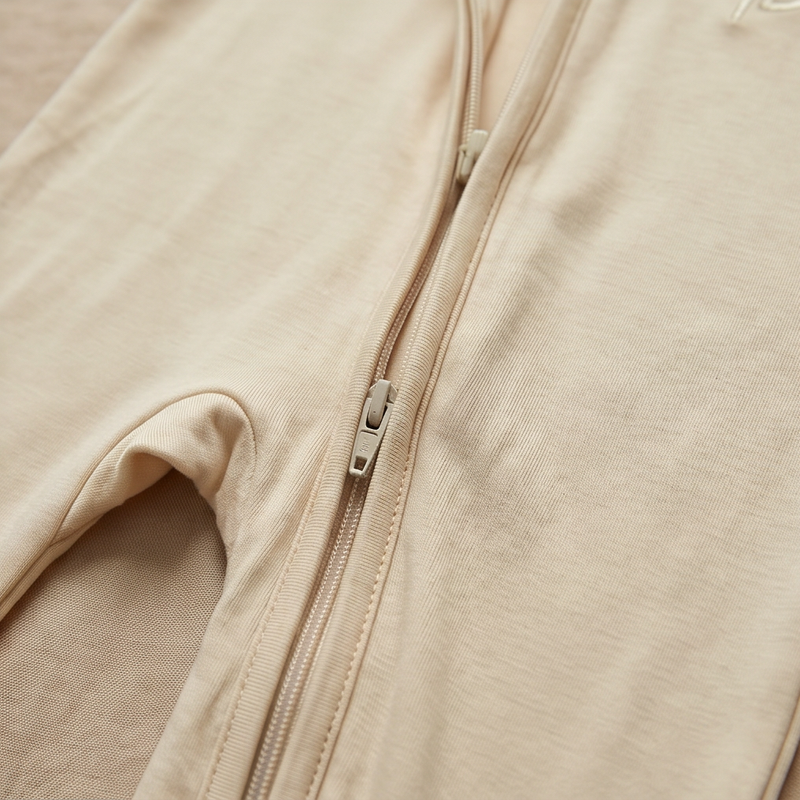 Bamboo Baby Grow - Cream
